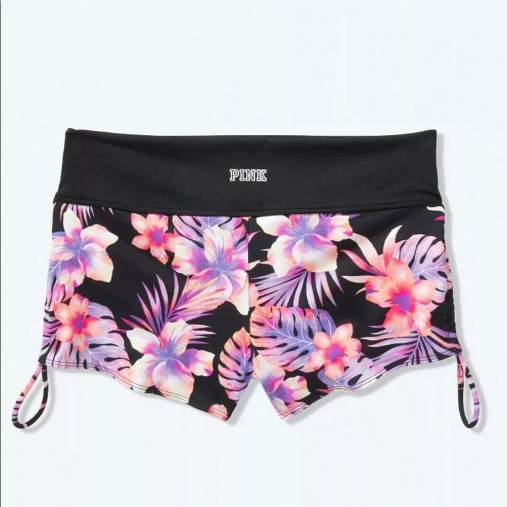 🔥2 FOR 40🔥 Victorias Secret Pink Gym to Swim Ruched Back Shortie - Picture 4 of 6